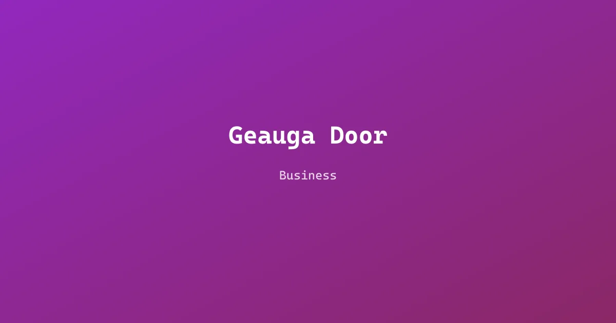 Geauga Door