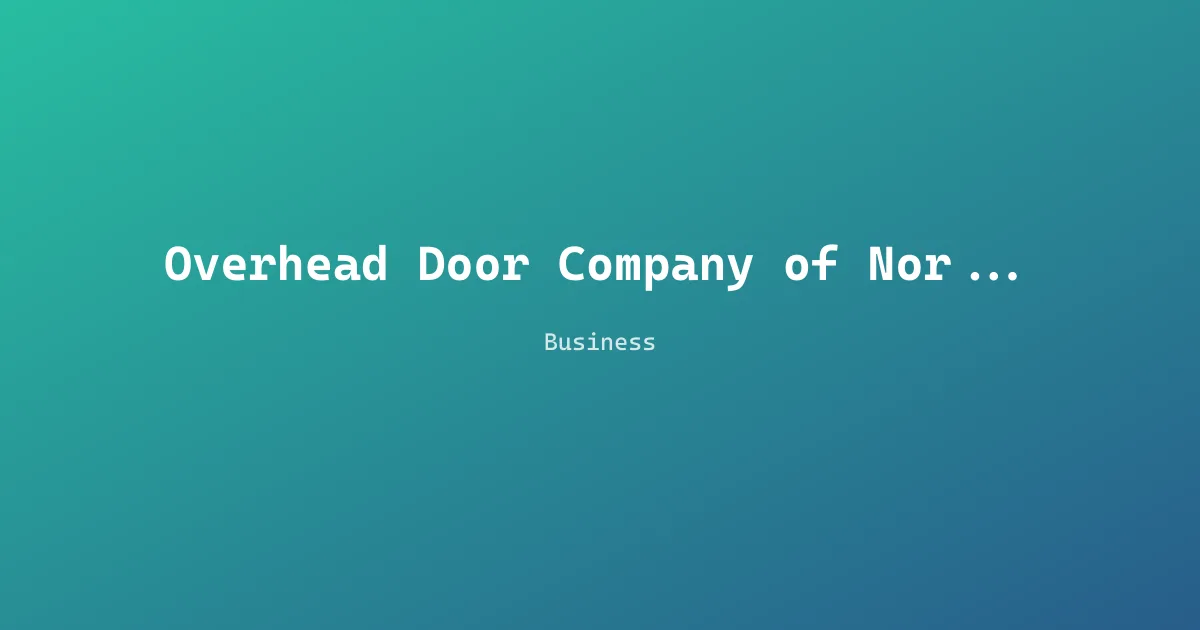 Overhead Door Company of Northeast Georgia