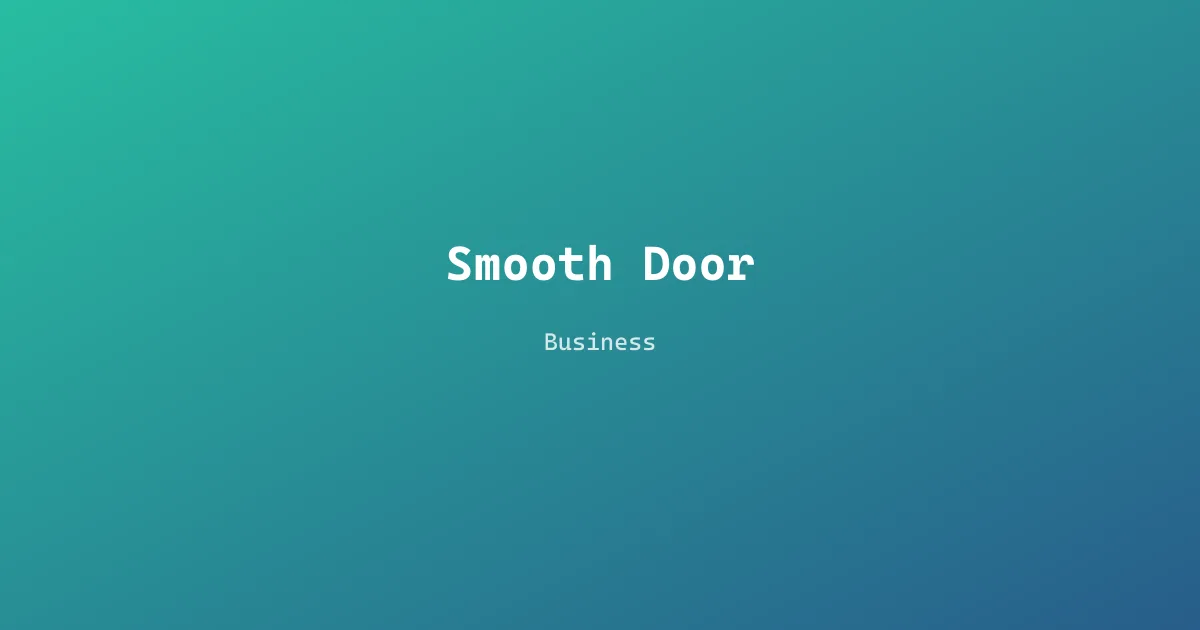 Smooth Door