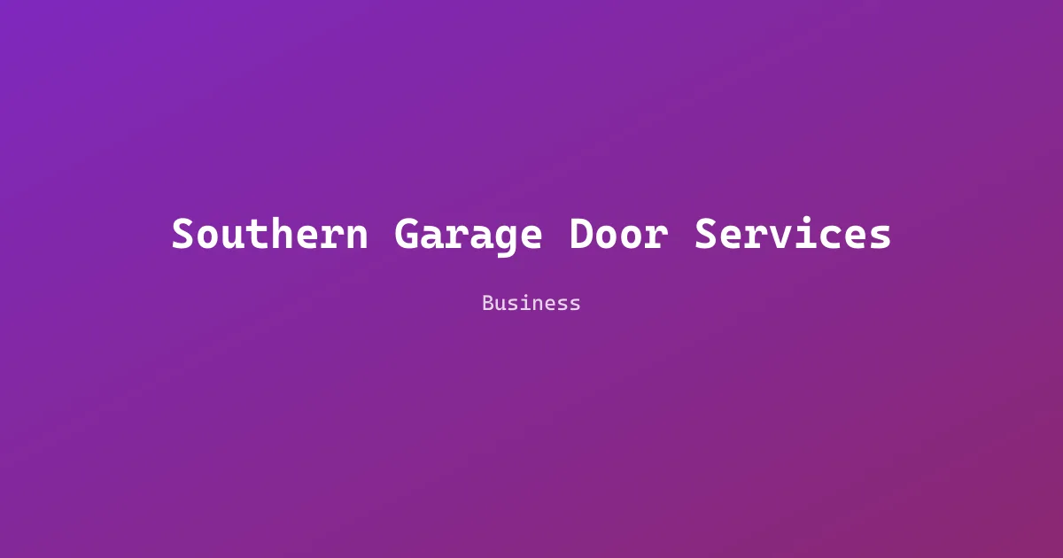 Southern Garage Door Services